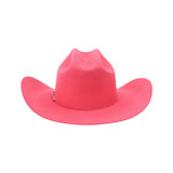 SOMBRERO VAQUERO DE LANA FLAMINGO