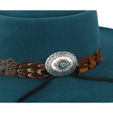 SOMBRERO FASHION DE LANA TEAL OWL