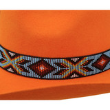 SOMBRERO FASHION DE LANA TANGERINE
