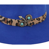 SOMBRERO FASHION DE LANA CHEETAH HEART