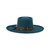 SOMBRERO FASHION DE LANA TEAL OWL