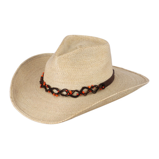 SOMBRERO VAQUERO DE PALMA REAL RUBY 20X SOMBRERO VAQUERO DE PALMA REAL RUBY 20X