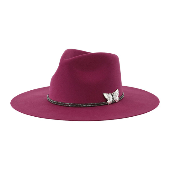 SOMBRERO FASHION DE LANA CABERNET SOMBRERO FASHION DE LANA CABERNET