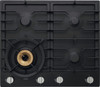 HG1666AD  - 60cm 4 Burner Gas Cooktop With Wok Burner  - Anthracite