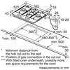 PCI6A5B90A - 60cm Series 6 Gas Cooktop With Wok Burner - Stainless Steel