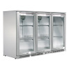 ALF-C3-840 - 266L Alfresco Triple Anti-Condensation Glass Door Drinks Chiller - Stainless Steel