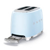 TSF01PBAU - 2 Slice Toaster, 50's Retro Style Aesthetic, PASTEL BLUE