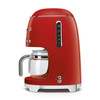 DCF02RDAU - Drip Coffee Machine, 50's Retro Style, RED