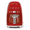 DCF02RDAU - Drip Coffee Machine, 50's Retro Style, RED