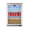 BS28130 - 120L Single Door Outdoor Bar Fridge - Brushed Stainless Steel