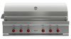 ICBOG54 - 137cm Built-In Outdoor NatGas 6 Burner Grill BBQ with Sear Zone - Stainless Steel