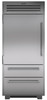 ICBPRO3650 - 660L Built-In PRO Bottom Mount Refrigerator, Internal Ice Maker - Stainless Steel, Left Hinge