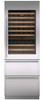 ICBIW30RRH - 86 Bottle Designer Integrated Wine Storage Cabinet with Refrigerator Drawers, Right Hinge Ready