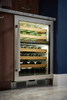 ICBUW24SPHRH - 46 Bottle Designer Built In Wine Storage Cabinet, Pro Handle - Stainless Steel, Right Hinge