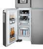 WQE6870BA - 680L 4 Door French Door Fridge, Ice & Water - Dark Stainless Steel (Ex Display Only)