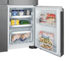 WQE6870BA - 680L 4 Door French Door Fridge, Ice & Water - Dark Stainless Steel (Ex Display Only)