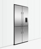 RF605QDUVX2 - 538L Quad Door Refrigerator with Ice & Water - Stainless Steel