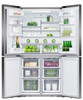 RF605QDVB2 - 538L Quad Door Refrigerator - Black Stainless Steel