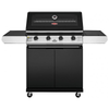 BMG1241BB - 1200 Series 4 Burner BBQ with Side Wok Burner - Black