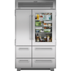 ICBPRO4850G - 937L Built-In PRO Side By Side 6 Door Multi Drawer Glass Door Refrigerator with Internal Ice-Maker - Stainless Steel