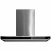 F5LA12B1 - 120cm Lumina NRS Wall Canopy Rangehood - Stainless Steel / Black