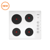 CHS642WB - 60cm 4 Zone Solid Element Cooktop - White