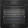 BBO6851PDX - 60cm Multifunction Oven, Pyrolytic Cleaning - Dark Stainless Steel / Black Glass