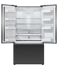 RF610AZUB5 - 569L French Door Fridge, Handless - Matte Black Glass