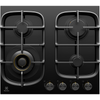 EHG645BE - 60cm 4 Burner Ceramic Gas Cooktop - Black