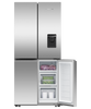 RF500QNUX1 - 498L 79cm Freestanding Quad Door Refrigerator Freezer, Ice & Water - Stainless Steel