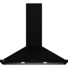 BRH90CB - 90cm Canopy Rangehood - Black