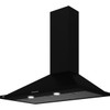 BRH90CB - 90cm Canopy Rangehood - Black