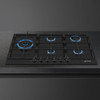 PX375LMBAU – 72cm Classic 4 Gas+Wok Cooktop – Matte Black