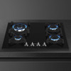 PV364NAU – 60cm Classic Gas on Tempered Glass Cooktop – Black