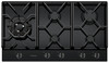 WHG959BD - 90cm 5 Burner Gas Cooktop - Black Glass