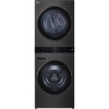 17kg WashTower™ All-In-One Stacked Washer Dryer in Black Steel