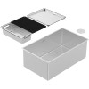 CRQ680 - Abey  Boutique Piazza Single Bowl Stainless Steel Sink - Stainless Steel