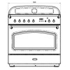 CLA90FXDFSLCH - Classic Fx 90cm Dual Fuel Freestanding Oven/Stove - Slate 