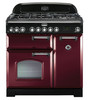 CDL90DFCYCH - 90cm Freestanding Dual Fuel Oven/Stove - Red