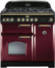 CDL90DFCYBR - 90cm Freestanding Dual Fuel Oven/Stove - Red