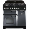 CDL90DFSLCH - Classic Deluxe 90cm Slate And Chrome Dual Fuel Freestanding Cooker - Slate