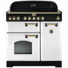 CDL90EIWHBR - Classic Deluxe 90cm Freestanding Induction Oven/Stove - White 