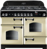 CLA110DFFCRCH - 110cm Freestanding Dual Fuel Oven/Stove - Cream