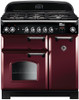 CLA90DFFCYCH - 90cm Freestanding Dual Fuel Oven/Stove - Red