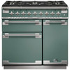 ELS90DFMGN - 90cm Elise Freestanding Dual Fuel Oven/Stove -  Green