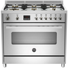 PRO906MFESXE 90cm 6 Burner Electric Oven Stainless Steel