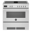 PROCH94I1EXT 90cm Air-Tec Cooker with induction top and integrated hood, electronic oven Stainless Steel