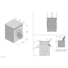 W5096RLGAU 9kg Steel Seal Front Load Washing Machine