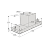 CBB861SSC 86cm Undermount Rangehood