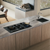 HG8954MGD1 90cm Natural Gas 5 Burner Cooktop with Fusion Volcano Burner